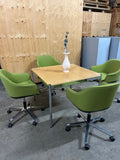 Vitra SOFTSHELL CHAIR AUF FÜNFSTERNFUSS Avocado