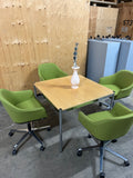 Vitra SOFTSHELL CHAIR AUF FÜNFSTERNFUSS Avocado