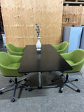 Vitra SOFTSHELL CHAIR AUF FÜNFSTERNFUSS Avocado