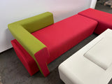 Haworth Sofa grün rot